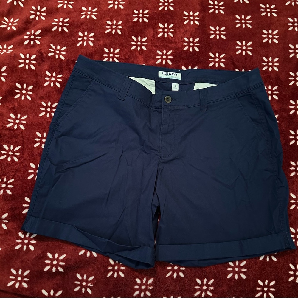 Old Navy Women's Dark Blue Bermudas